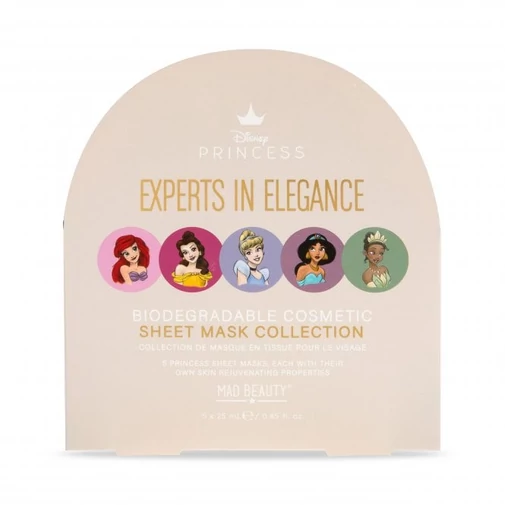 Mad Beauty Disney hercegnők 5 darabos fátyolmaszk csomag
