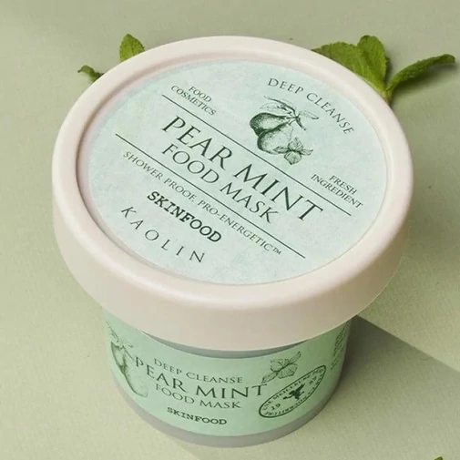 Skinfood Pear Mint Food Mask pórustisztító maszk