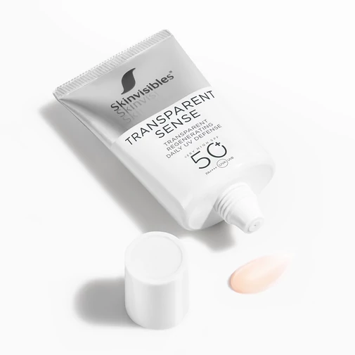 Skinvisibles Transparent Sense fényvédő arcra ázsiai gázlóval SPF50