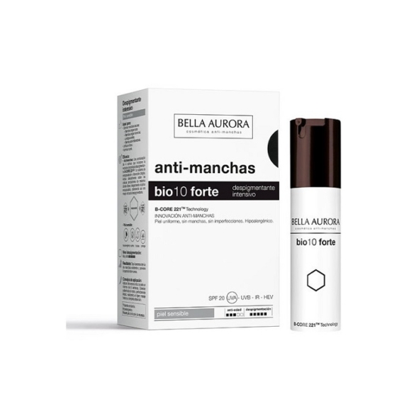 Bella Aurora Bio10 Forte Dark Spot Corrector Sensitive Skin pigmentfolthalványító szérum érzékeny bőrre2