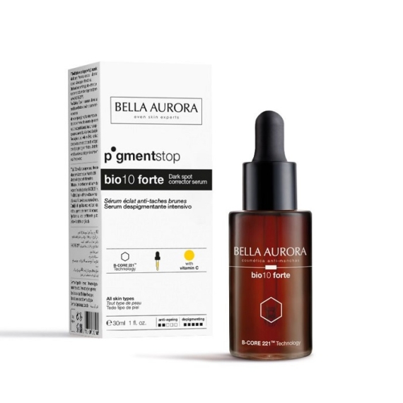Bella Arurora BIO10 Forte Dark Sport Corrector Dropper pipettás pigmentfolthalványító szérum2
