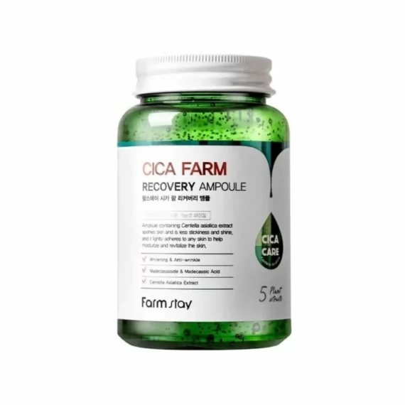 Farm Stay Cica Farm Recovery Ampoule géles hidratáló centellával és niacinamiddal 