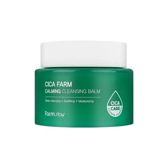 Farm Stay Cica Farm Cleansing Balm bőrnyugtató tisztító balzsam ázsiai gázlóval