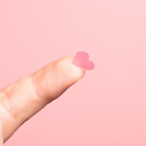 Face Facts Blemish Patches Pink Hearts szalicilsavas pattanástapasz3