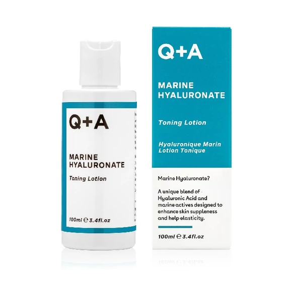 Q+A Marine Hyaluronate Toning Lotion hidratáló toner lotion hialuronsavval és tengeri algával2