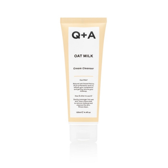 Q+A Oatmilk Cream Cleanser krémes arctisztító zabtejjel
