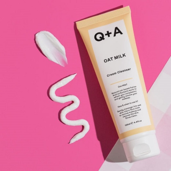 Q+A Oatmilk Cream Cleanser krémes arctisztító zabtejjel3