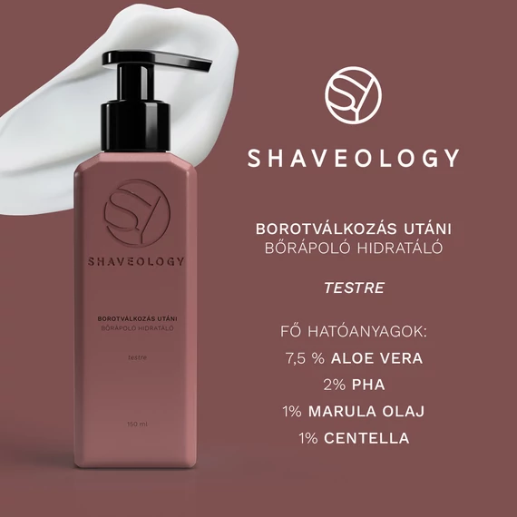 Shaveology borotválkozás utáni bőrápoló hidratáló testre