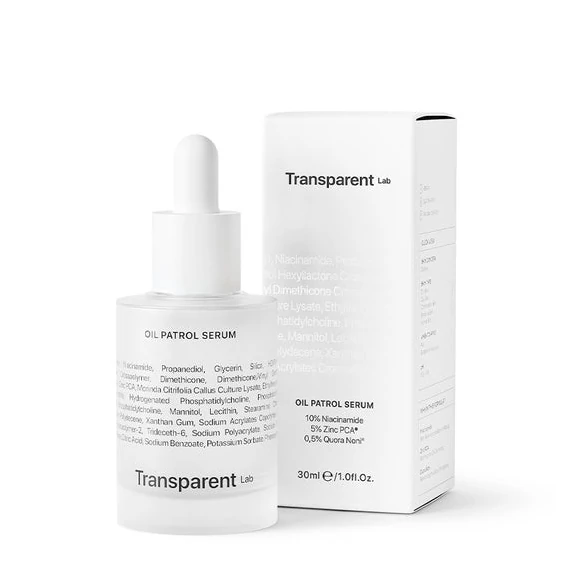 Transparent Lab Oil Patrol Serum mattító hidratáló szérum zsíros bőrre2