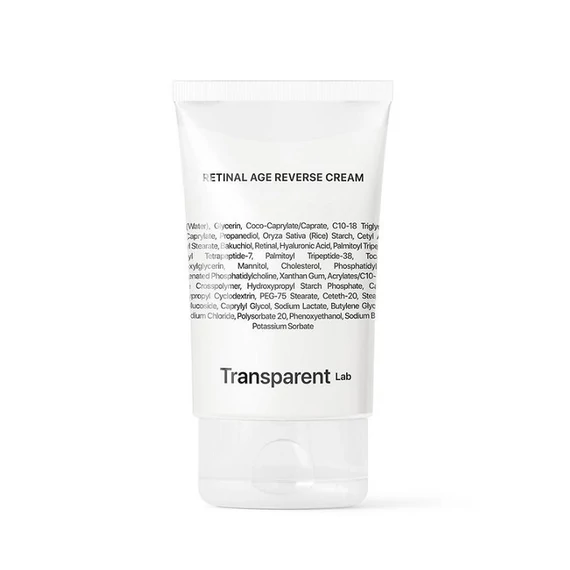 Transparent Lab Retinal Age Reverse Cream öregedésgátló krém retinallal