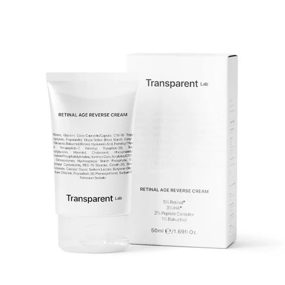 Transparent Lab Retinal Age Reverse Cream öregedésgátló krém retinallal2