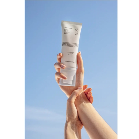 Transparent Lab Invisible Sunscreen bőrerősítő fényvédő arcra SPF504