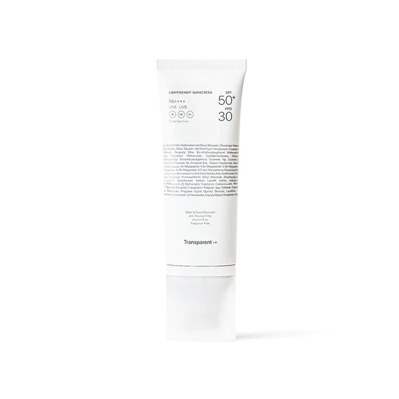 Transparent Lab Lightweight Sunscreen ultrakönnyű fényvédő SPF50