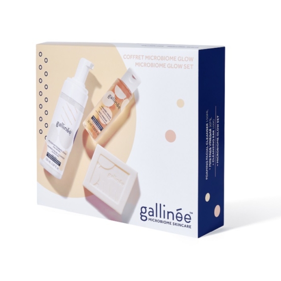 Gallinée Microbiom Glow bőrtisztító szett2