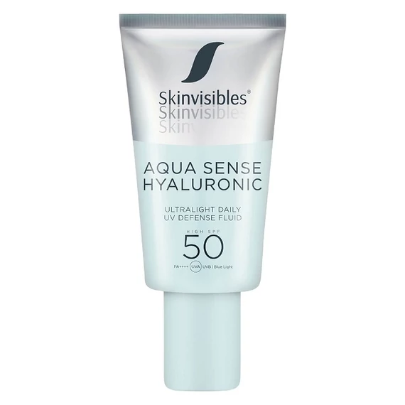 Skinvisibles Aqua Sense hialuronsavas fényvédő arcra SPF50