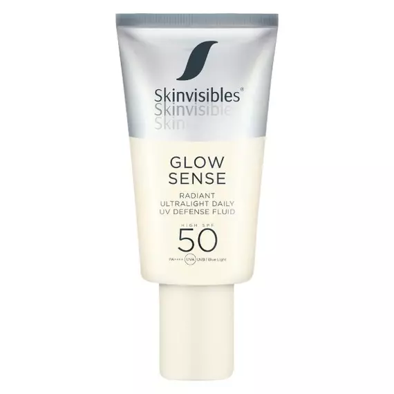 Skinvisibles Glow Sense ragyogásfokozó fényvédő arcra SPF50