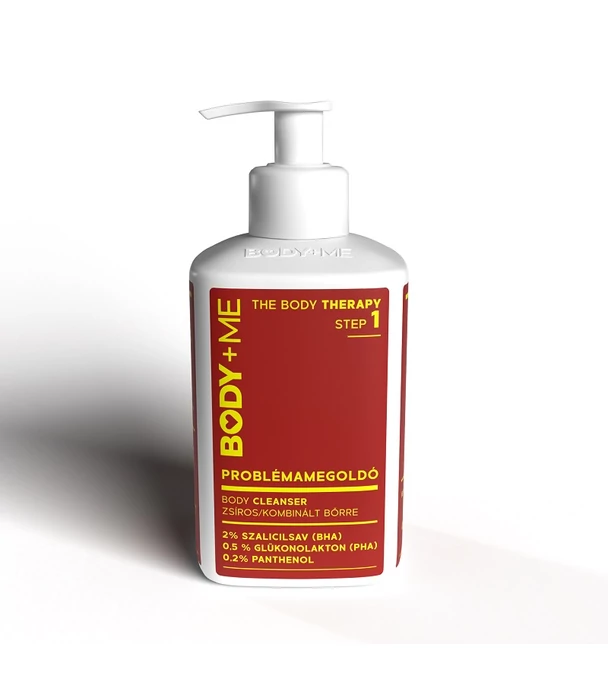 BODY+ME Problémamegoldó body cleanser BHA- és PHA-savval