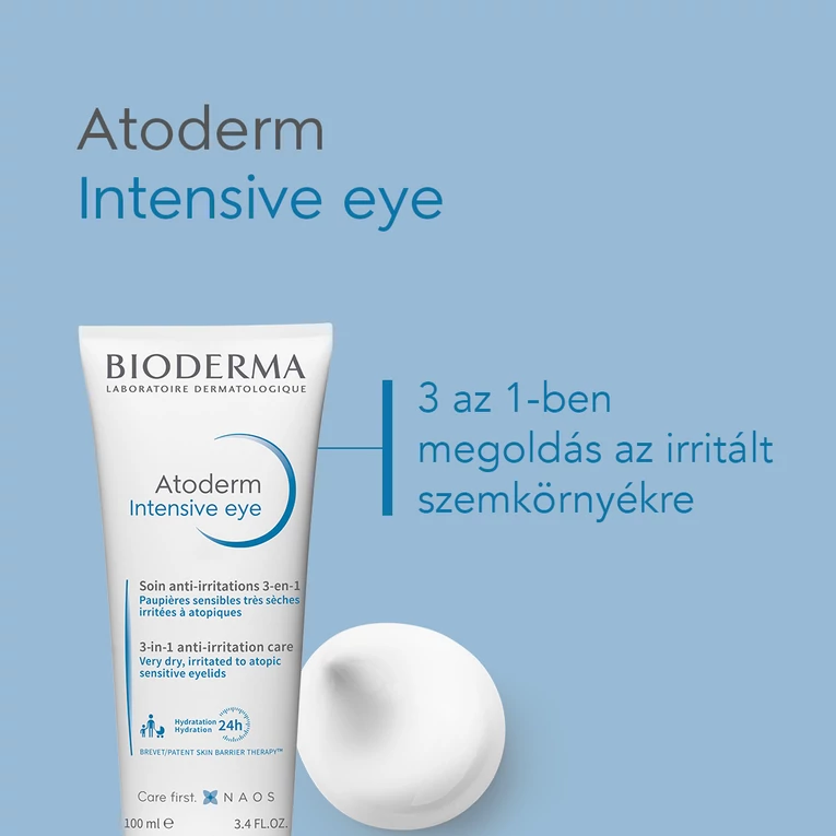 Bioderma Atoderm Intensive Eye 3 az 1-ben szemkörnyékápoló ekcémára3