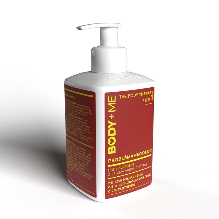 BODY+ME Problémamegoldó body cleanser BHA- és PHA-savval