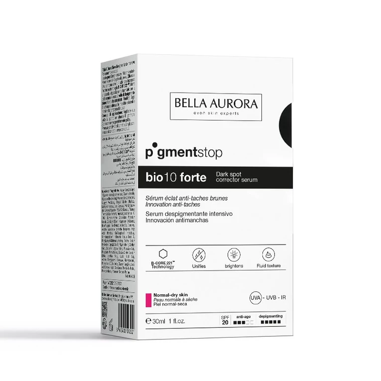 Bella Aurora Bio10 Forte Dark Spot Corrector Dry Skin pigmentfolthalványító szérum normál és száraz bőrre2