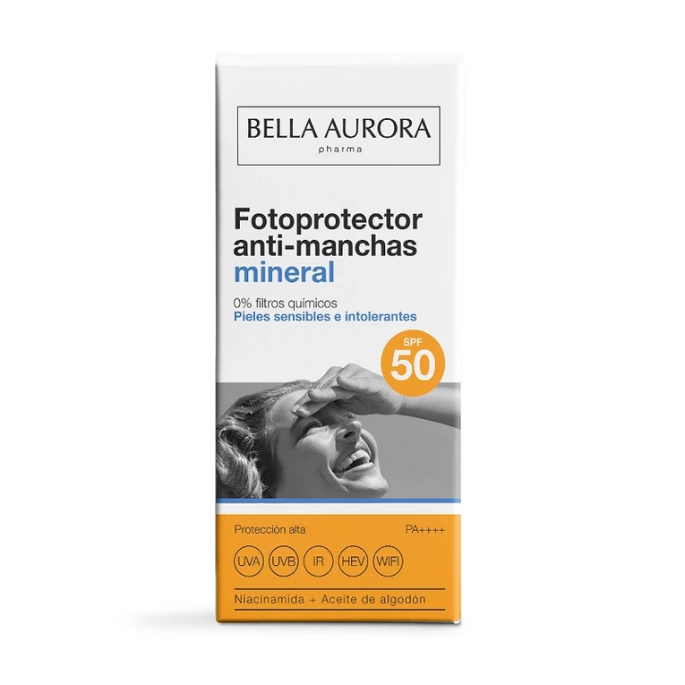 Bella Aurora Mineral ásványi szűrős fényvédő pigmentfoltok ellen