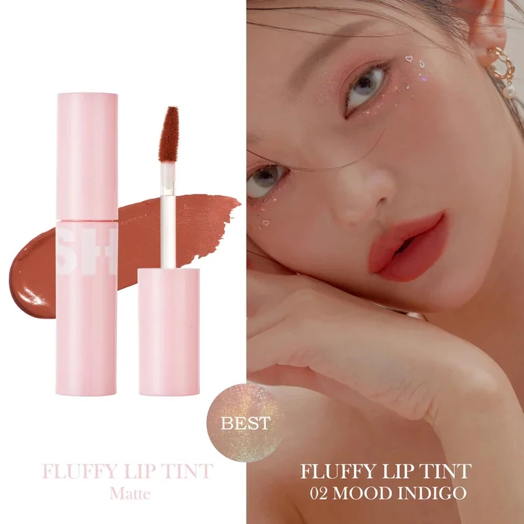 Blessed Moon Fluffy Lip Tint ápoló ajakszínező  - Mood Indigo2