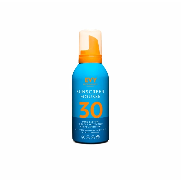 EVY Technology Sunscreen Mousse fényvédő arcra és testre SPF30 – 150 ml