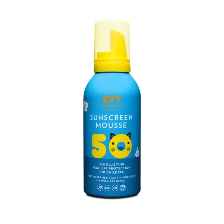 EVY Technology Sunscreen Mousse Kids fényvédő gyerekeknek SPF50 
