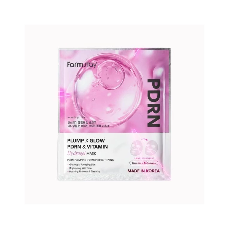 Farm Stay Plump X Glow PDRN & Vitamin hidrogél fátyolmaszk