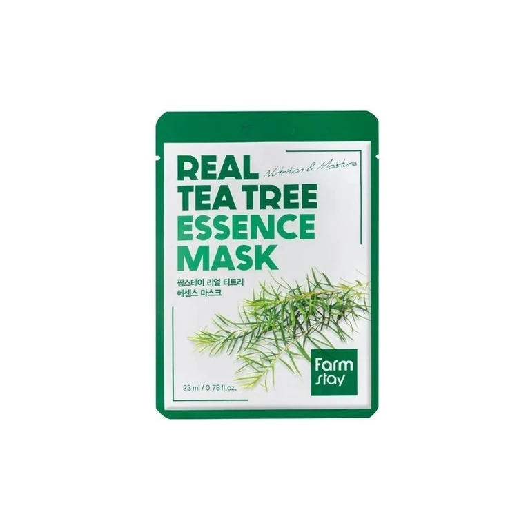 Farm Stay Real Tea Tree Essence fátyolmaszk teafa kivonattal