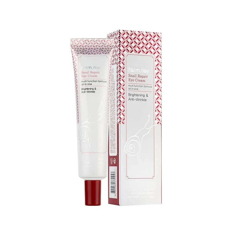 Farm Stay Snail Repair Eye Cream regeneráló szemkörnyékápoló krém csiganyállal