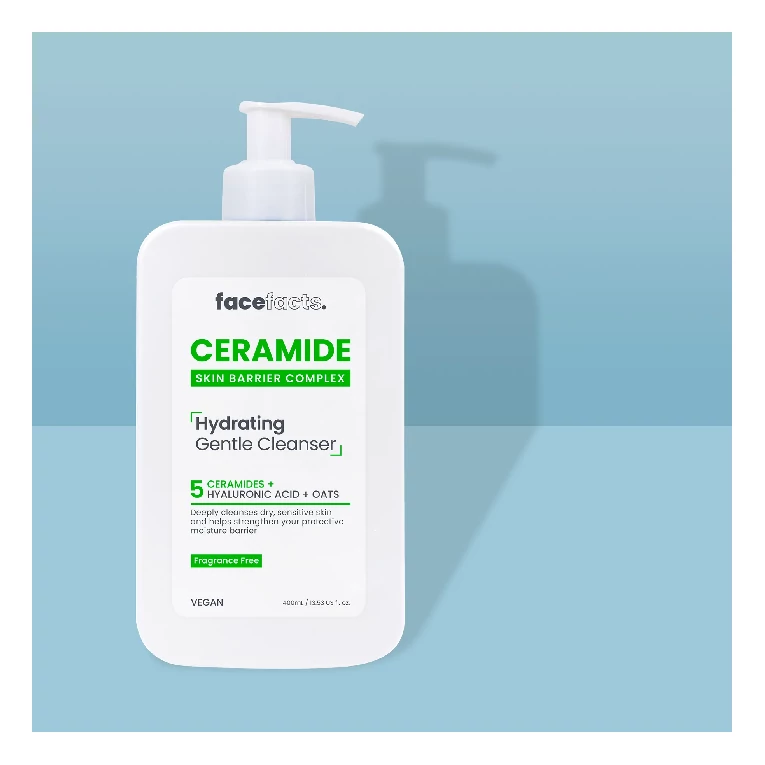Face Facts Ceramide Hydrating Gentle Cleanser hidratáló arctisztító ceramidokkal