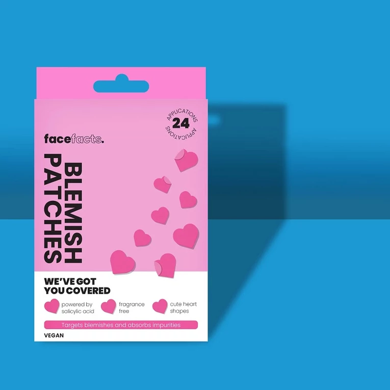 Face Facts Blemish Patches Pink Hearts szalicilsavas pattanástapasz