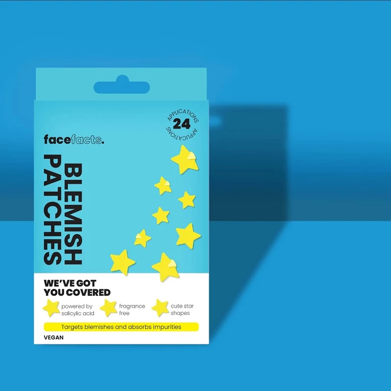 Face Facts Blemish Patches Yellow Stars szalicilsavas pattanástapasz