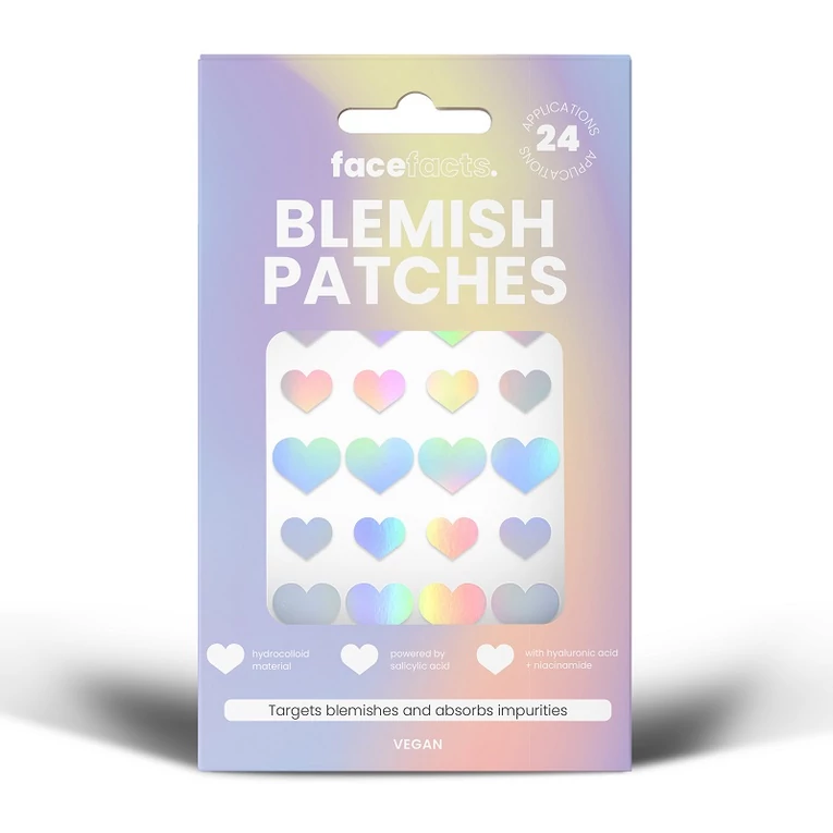 Face Facts Blemish Holographic Hearts szalicilsavas pattanástapasz