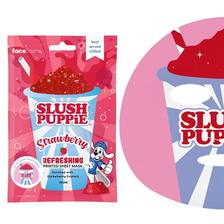 Face Facts Slush Puppie Refreshing Strawberry frissítő fátyolmaszk eperkivonattal