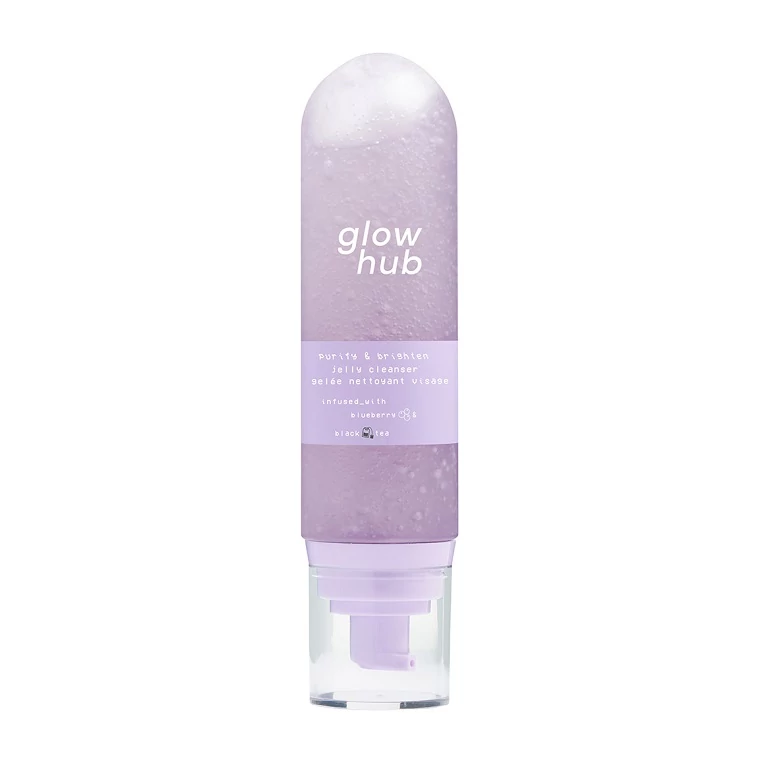 glow hub Purify and Brighten Jelly Cleanser géles arctisztító