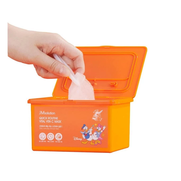JM Solution Disney Limited Quick Routine Vital C ragyogásfokozó fátyolmaszk C-vitaminnal