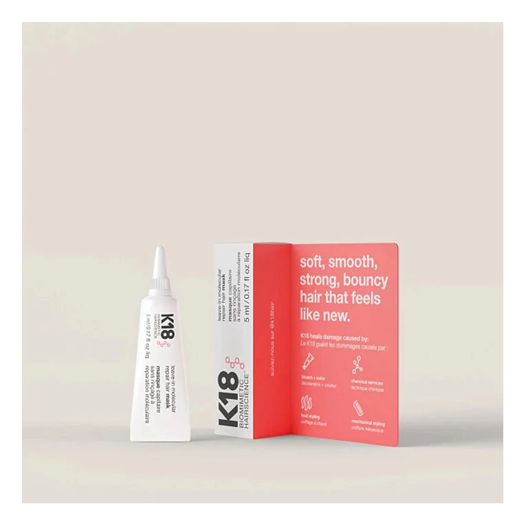 K18 Leave In Repair Mask hajban maradó helyreállító maszk – 5 ml2