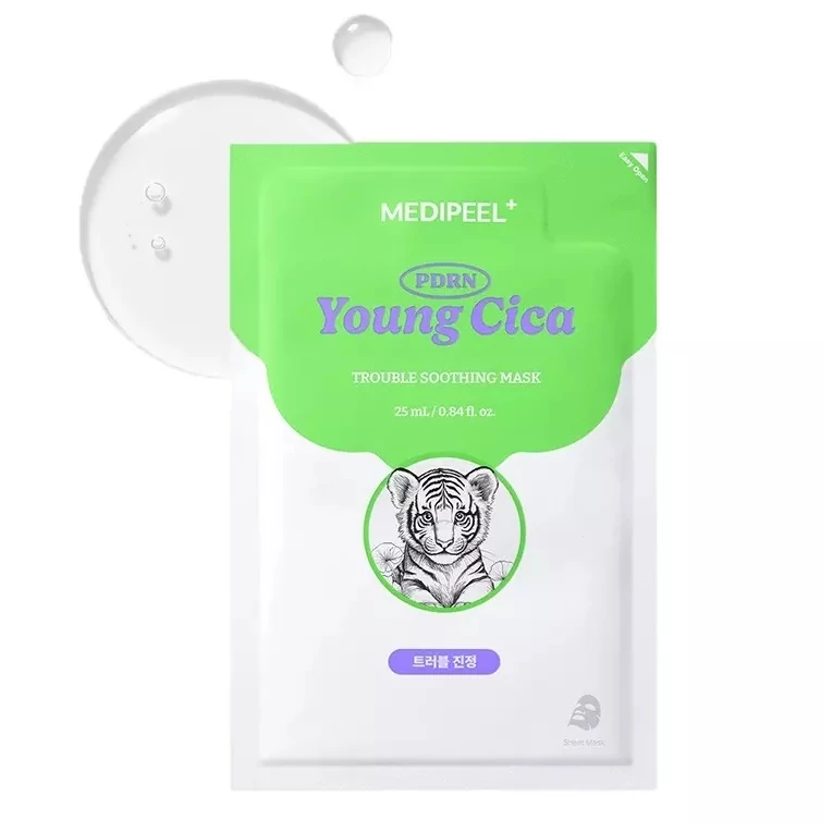 Medi-Peel PDRN Young Cica Trouble Soothing bőrnyugtató fátyolmaszk