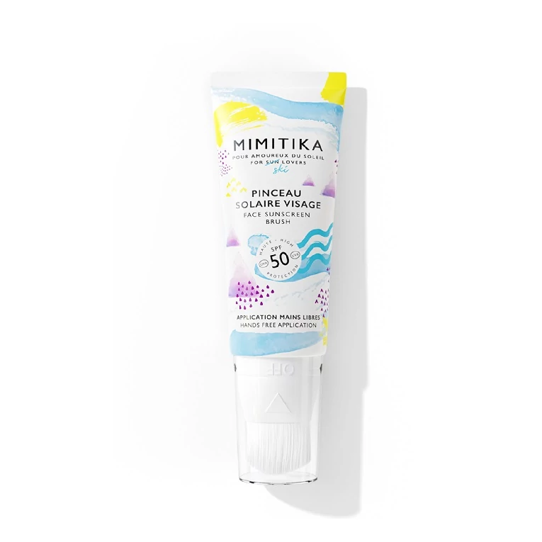 Mimitika Face Brush fényvédő arcra ecsetes kiszerelésben SPF50