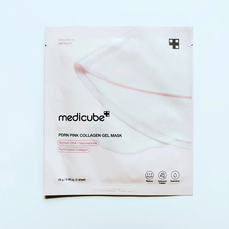 Medicube PDRN Pink Collagen géles fátyolmaszk lazac PDRN-nel
