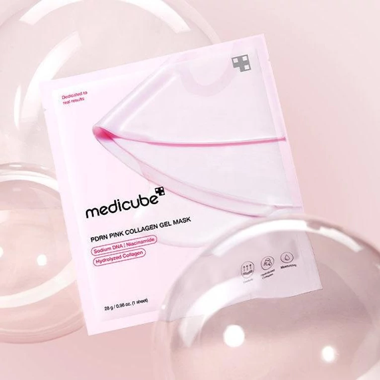 Medicube PDRN Pink Collagen géles fátyolmaszk lazac PDRN-nel2