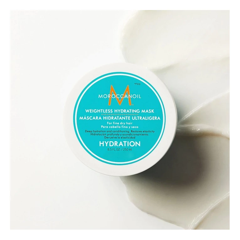 Moroccanoil Weightless Hydrating Mask hidratáló hajpakolás argánolajjal vékony szálú hajra2