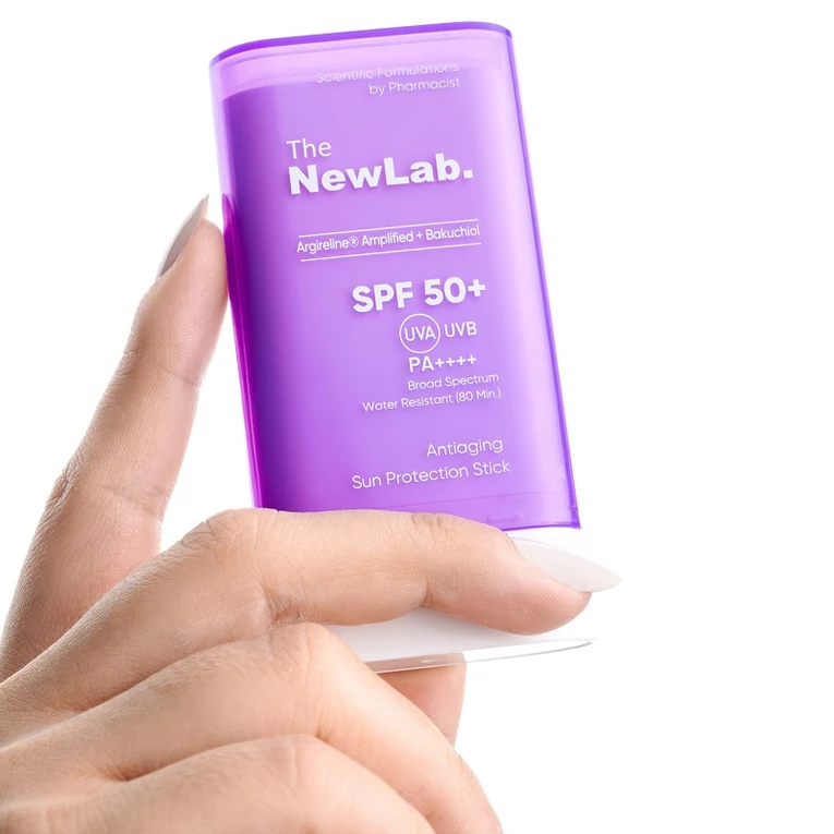 The New Lab Anti-aging fényvédő stick bakuchiollal SPF502