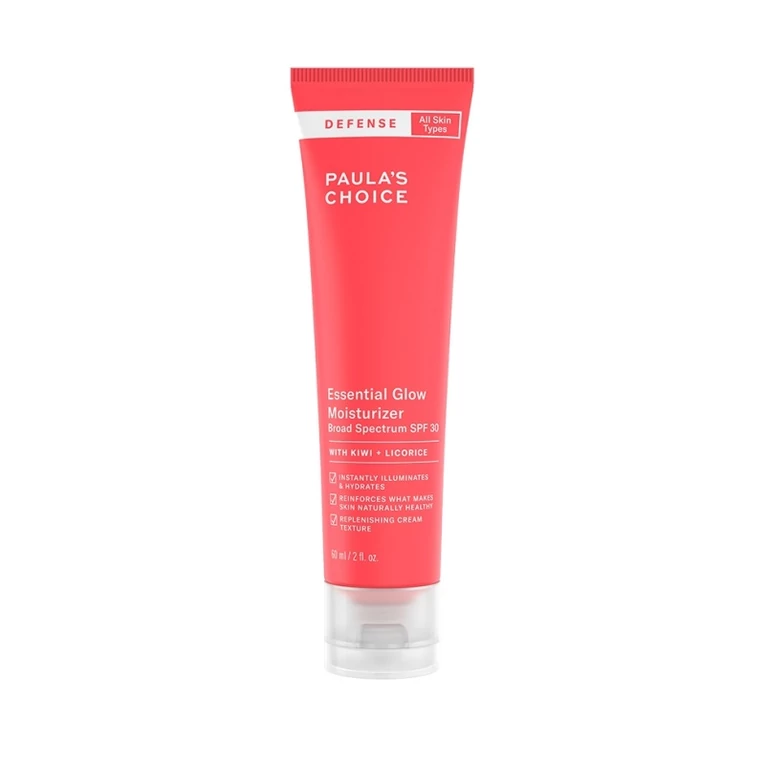 Paula’s Choice DEFENSE Essential Glow Moisturiser ásványi fényvédő SPF 30
