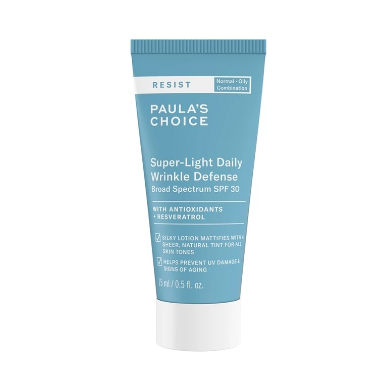 Paula’s Choice Resist Super-Light Wrinkle Defense ásványi fényvédő SPF30 kombinált/zsíros bőrre (utazó kiszerelés)