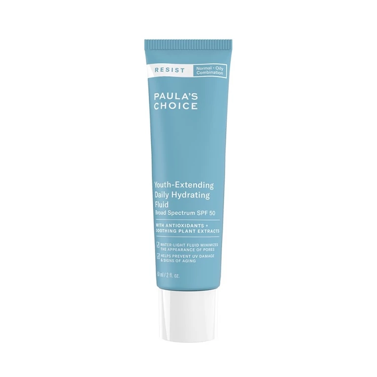 Paula’s Choice RESIST Youth-Extending Daily Hydrating Fluid fényvédő zsíros/kombinált bőrre SPF 50
