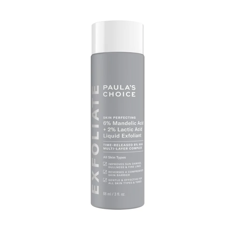 Paula’s Choice Skin Perfecting 6% Mandelic Acid + 2% Lactic Acid Liquid Exfoliant hámlasztó mandulasavval és tejsavval
