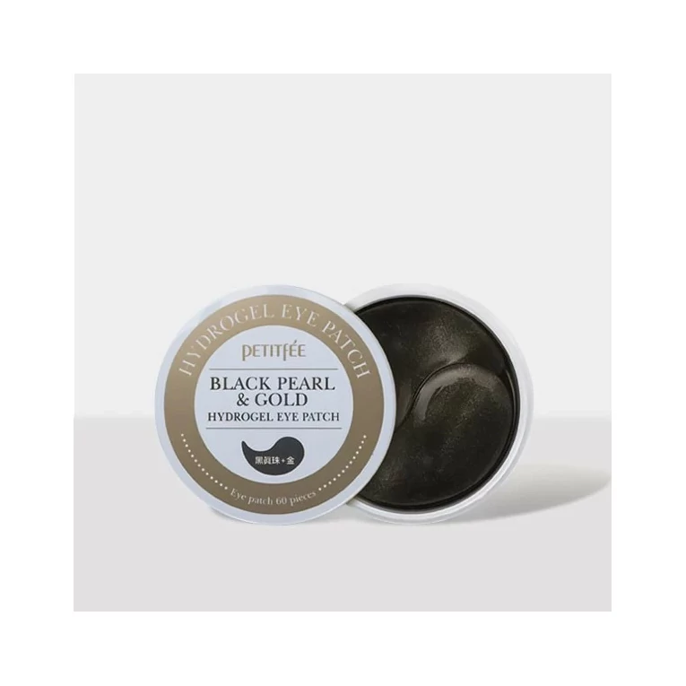 Petitfée Black Pearl & Gold hidrogéles szemkörnyékápoló tapasz fekete gyöngykivonattal